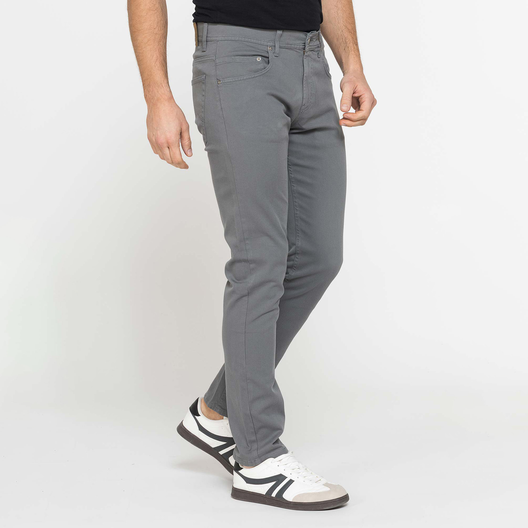 PANTALONE 5 TASCHE MOD. 717 IN GABARDINA ELASTICIZZATA