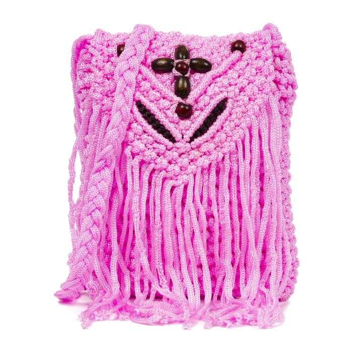 Gemona Bolso bandolera Mujer. Tejido Algodón Crochet