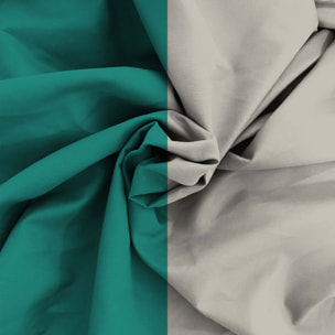 TRAPUNTINO ESTIVO ELEGANT MADE IN ITALY MICROFIBRA - GRIGIO CHIARO/ACQUA PIAZZA E MEZZA