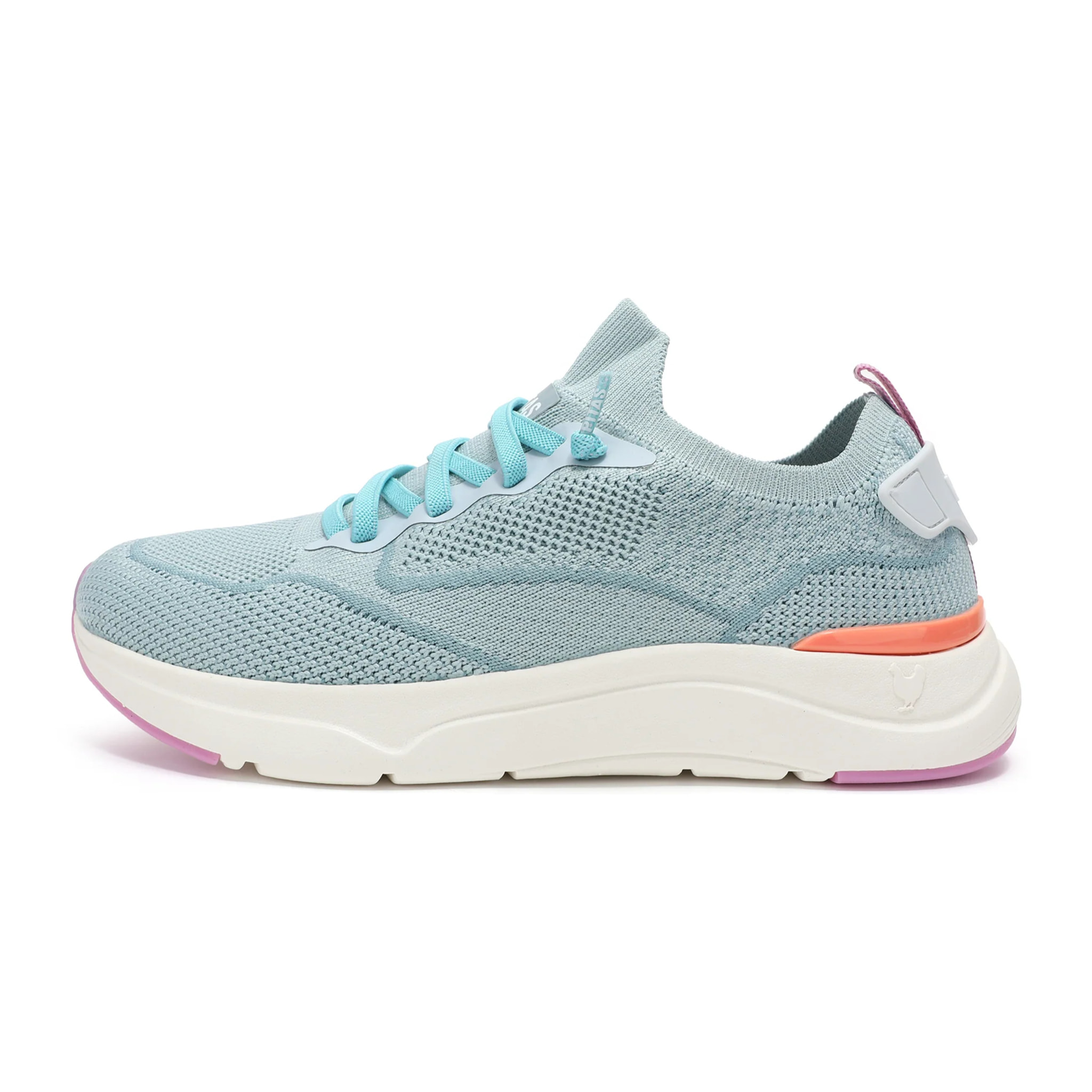 Zapatillas Cue Mujer Azul Claro