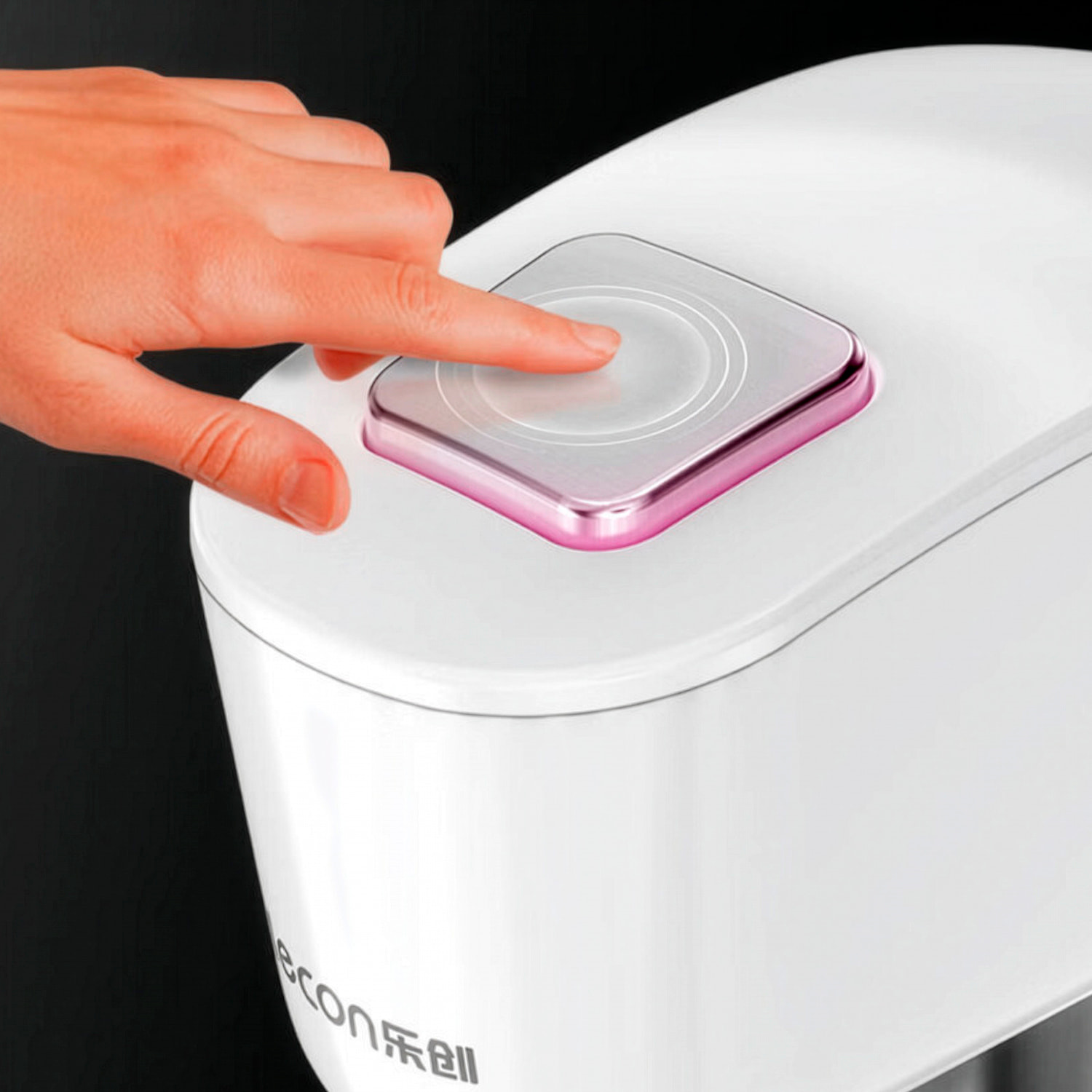 Máquina LC-SDS01 para preparar agua con gas y bebidas carbonatadas en casa. Incluye botellas de 600ml y 1L.