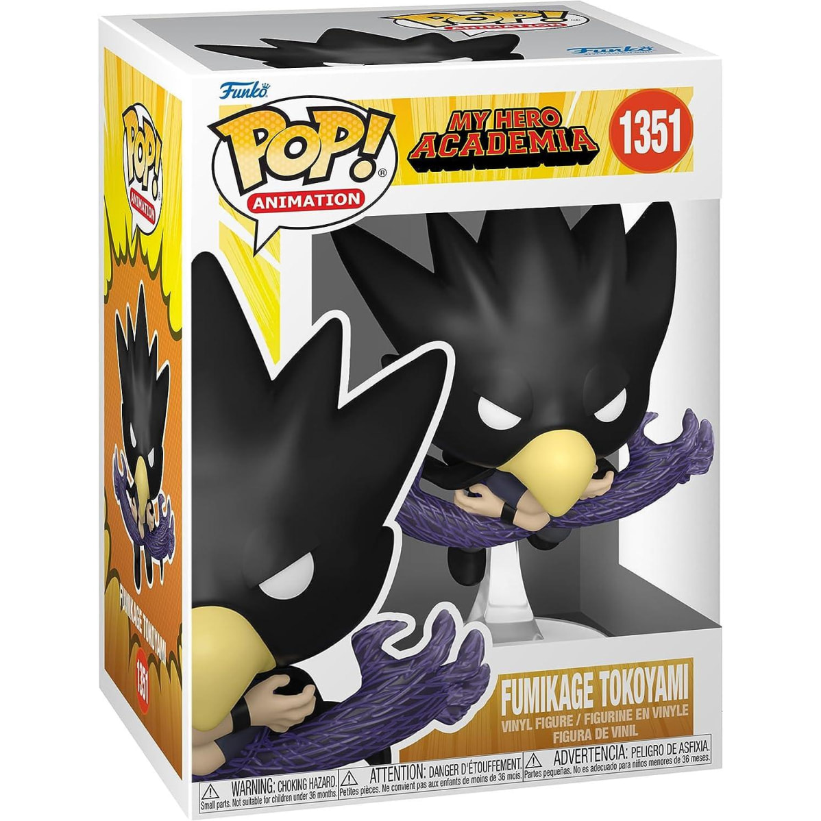 My Hero Academia Funko POP Animazione Vinile Figura Fumikage Tokoyami 9 cm