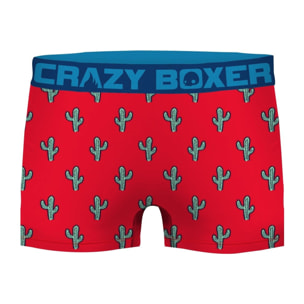 Set de 2 Boxers Crazy Boxer para hombre en algodón