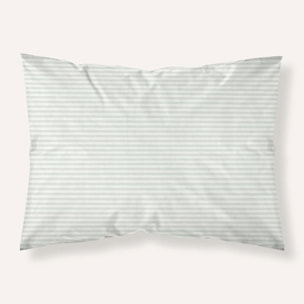 Taie d'oreiller en jacquard Jávea mediana Gris Clair