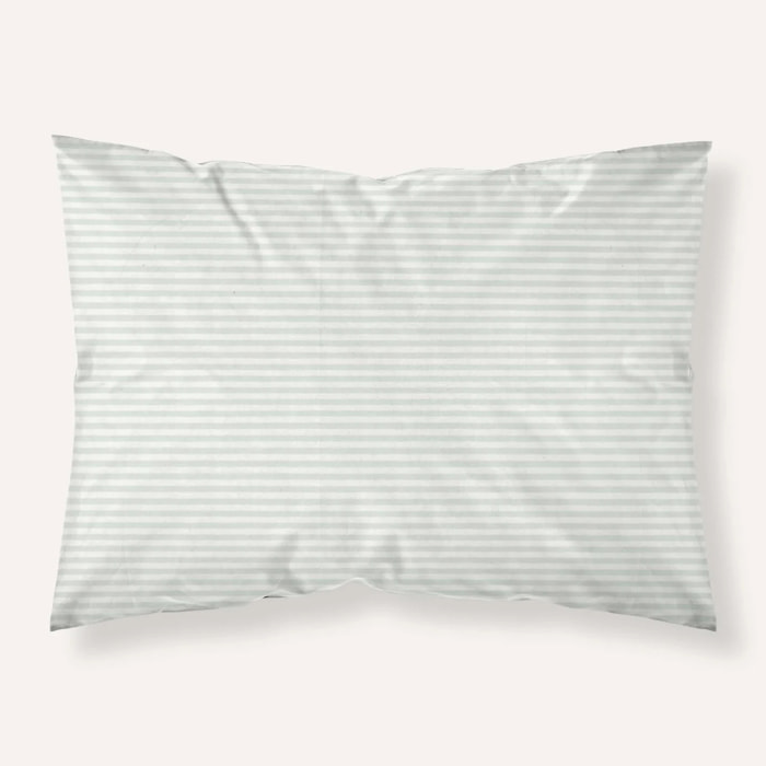 Taie d'oreiller en jacquard Jávea mediana Gris Clair