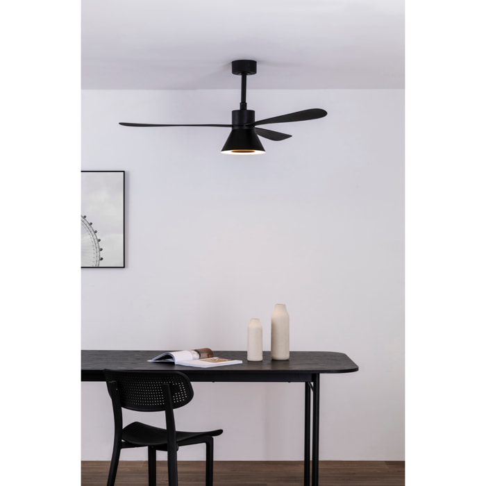 AMELIA L CONE LED Ventilatore a soffitto  nero