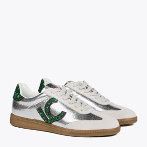 Sneakers metallizzate e LC glitter