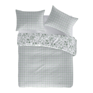 Funda nórdica reversible El Caballo PIACENZA/HERAKLER Verde - 100% algodón -