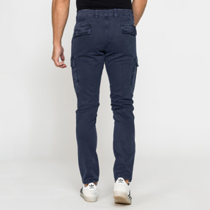CARGO MOD. 619 SLIM FIT IN PESANTE GABARDINA STRETCH