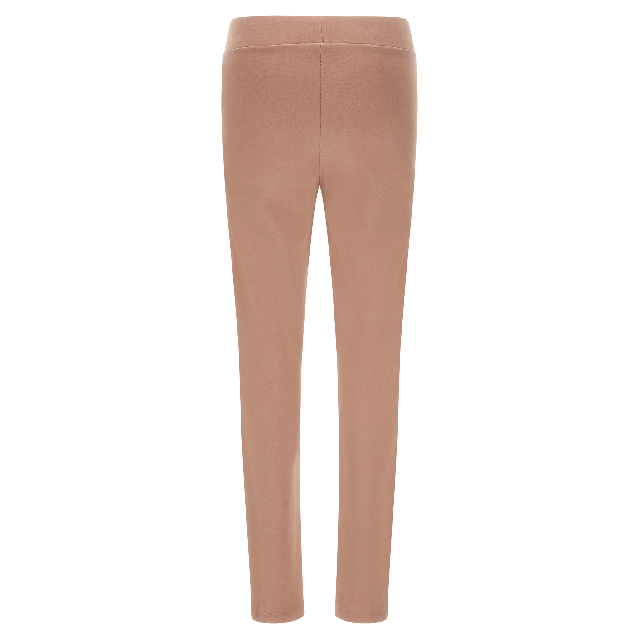 Pantaloni in felpa viscosa aderenti con impunture centrali