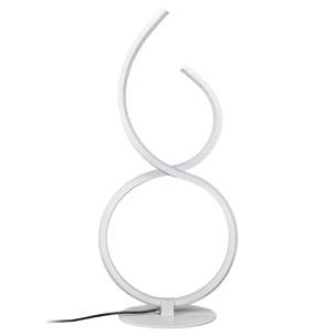 LAMPE LED DESIGN BLANC