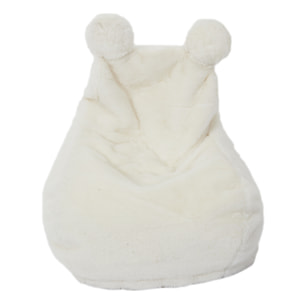 FAUTEUIL POIRE ENFANT TED IMITATION FOURRURE