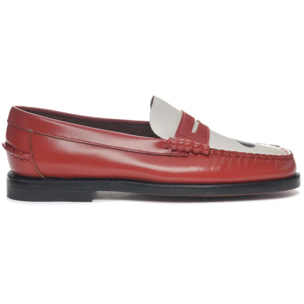 Mocassini Sebago Donna Rosso CLASSIC DAN GAMBLING WOMAN