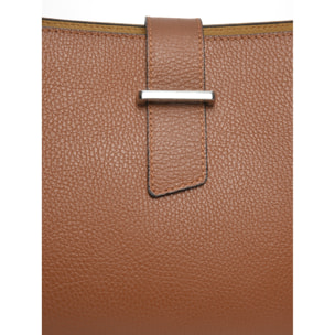 Borsa a mano Anna Luchini Cammello