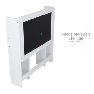 Pupitre pizarra infantil plegable color blanco