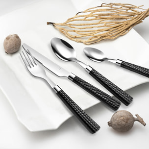 Tresse Noir - Ménagère 48 pièces