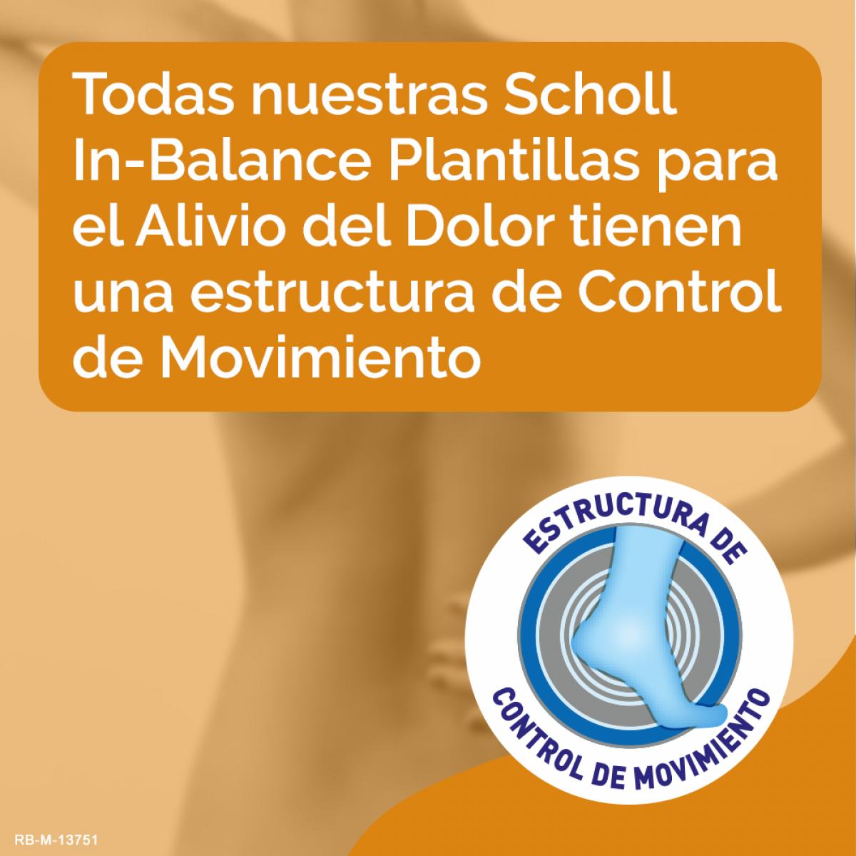 PACK SCHOLL PLANTILLA IN-BALANCE ALIVIO DOLOR LUMBAR TALLA S 2 PARES