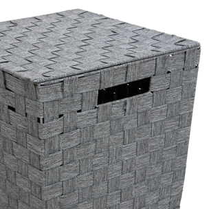 Panier à linge Lise 50L gris