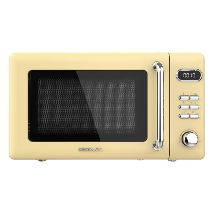 Cecotec Microonde 20l con grill proclean 5110 retro yellow