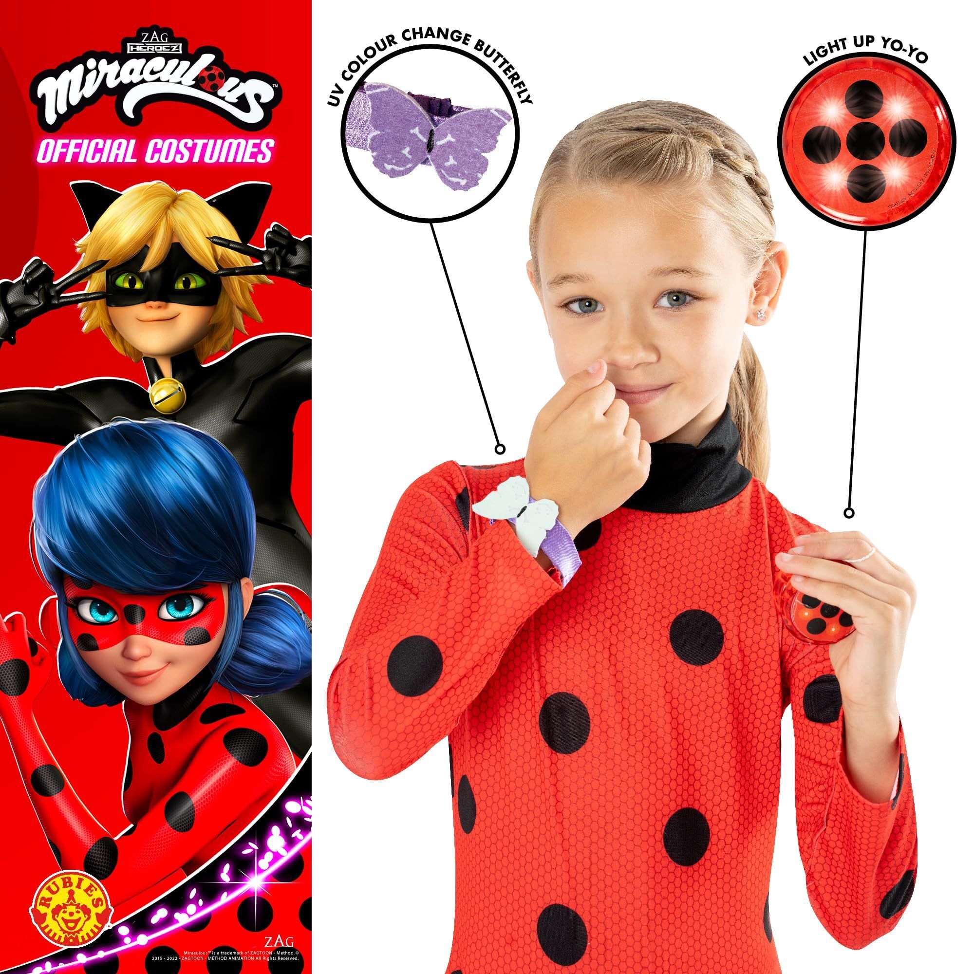 SET YO-YO CON LUZ & PULSERA LADYBUG INF
