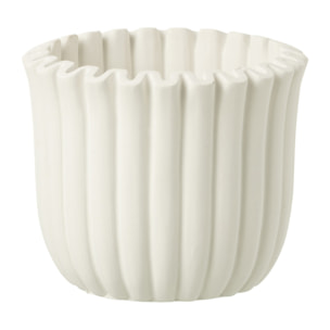 J-Line cache-pot - ciment - blanc - medium