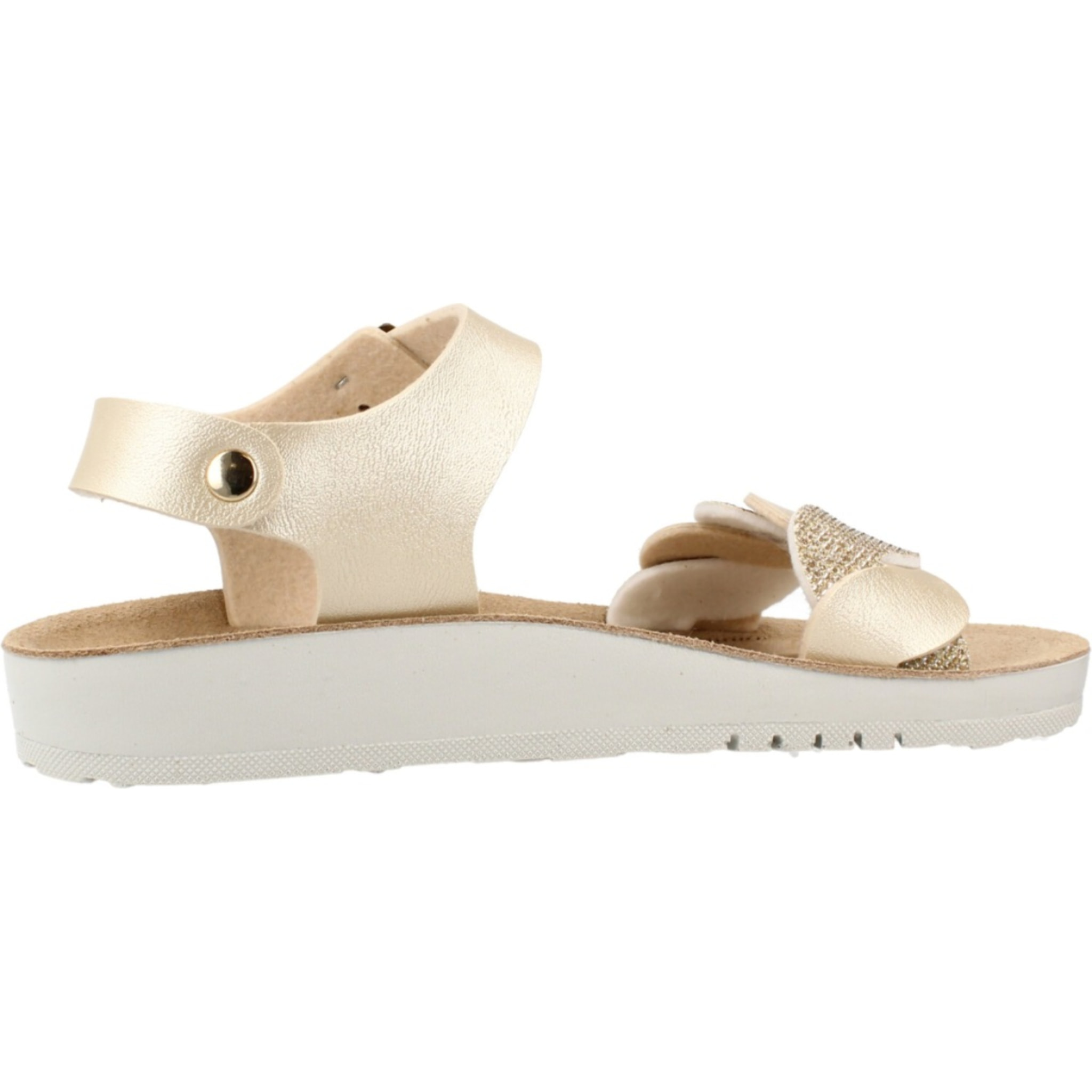 Sandalias Niña de la marca GEOX  modelo J SANDAL COSTAREI ORO
