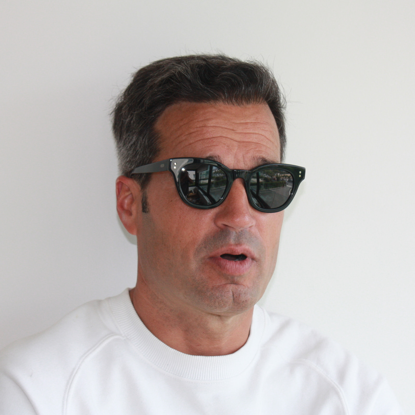 Gafas de sol OCEAN SANTA CRUZ - Negro brillante / Ahumada