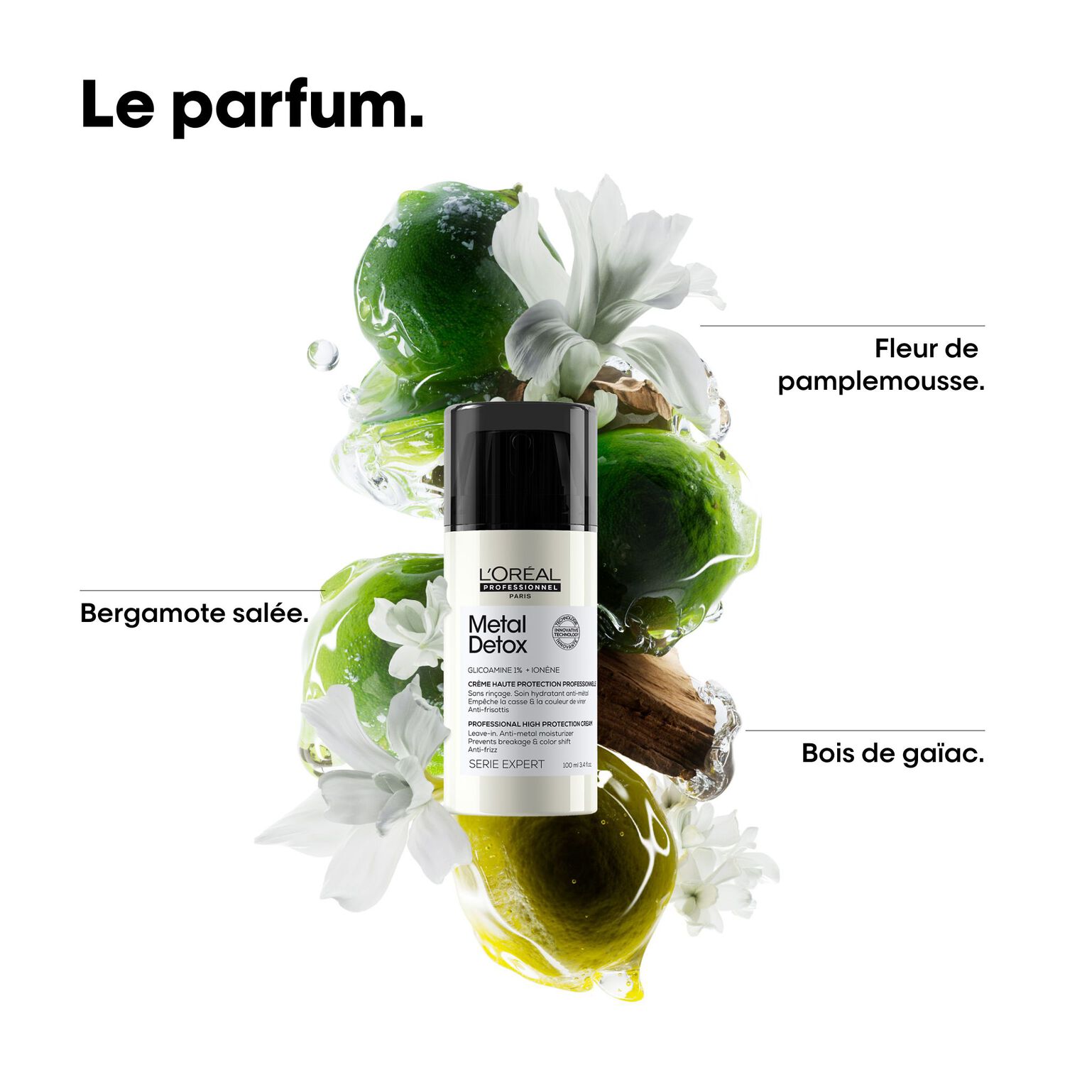 Serie Expert Metal Detox - Crème Haute Protection Sans Rinçage