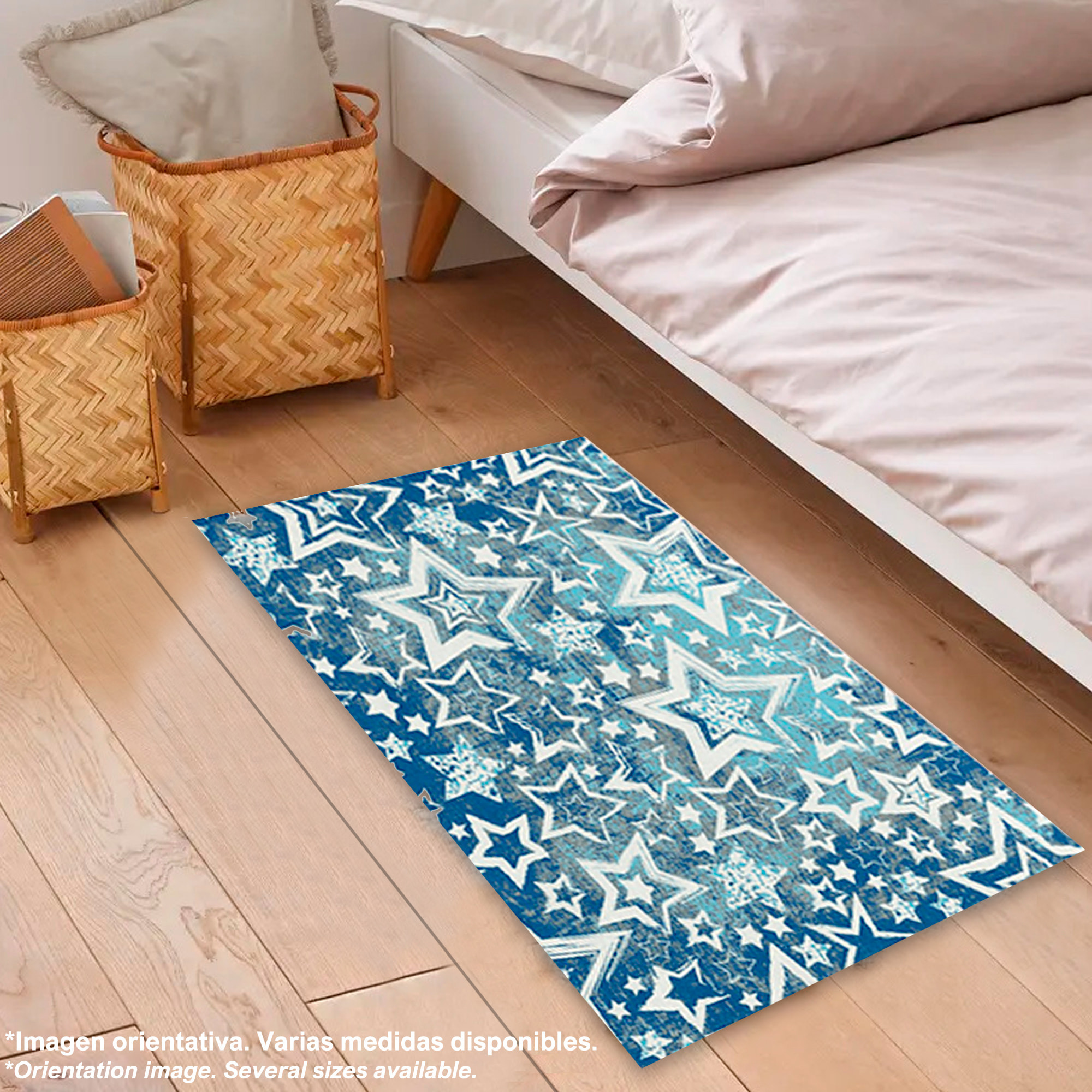 Alfombra de Poliester estampada 100 x 150cm