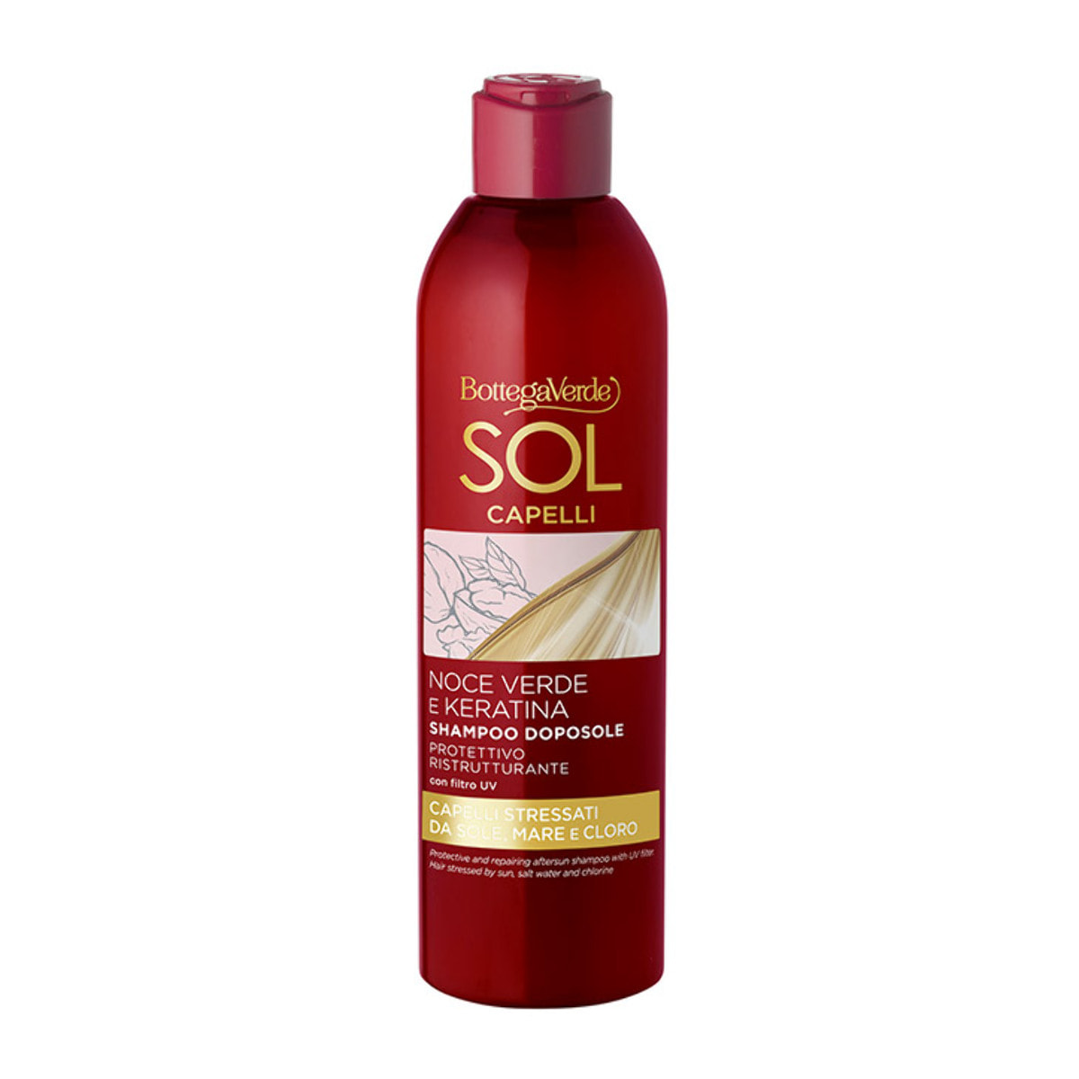 Sol Capelli - Noce verde e Keratina - Shampoo doposole