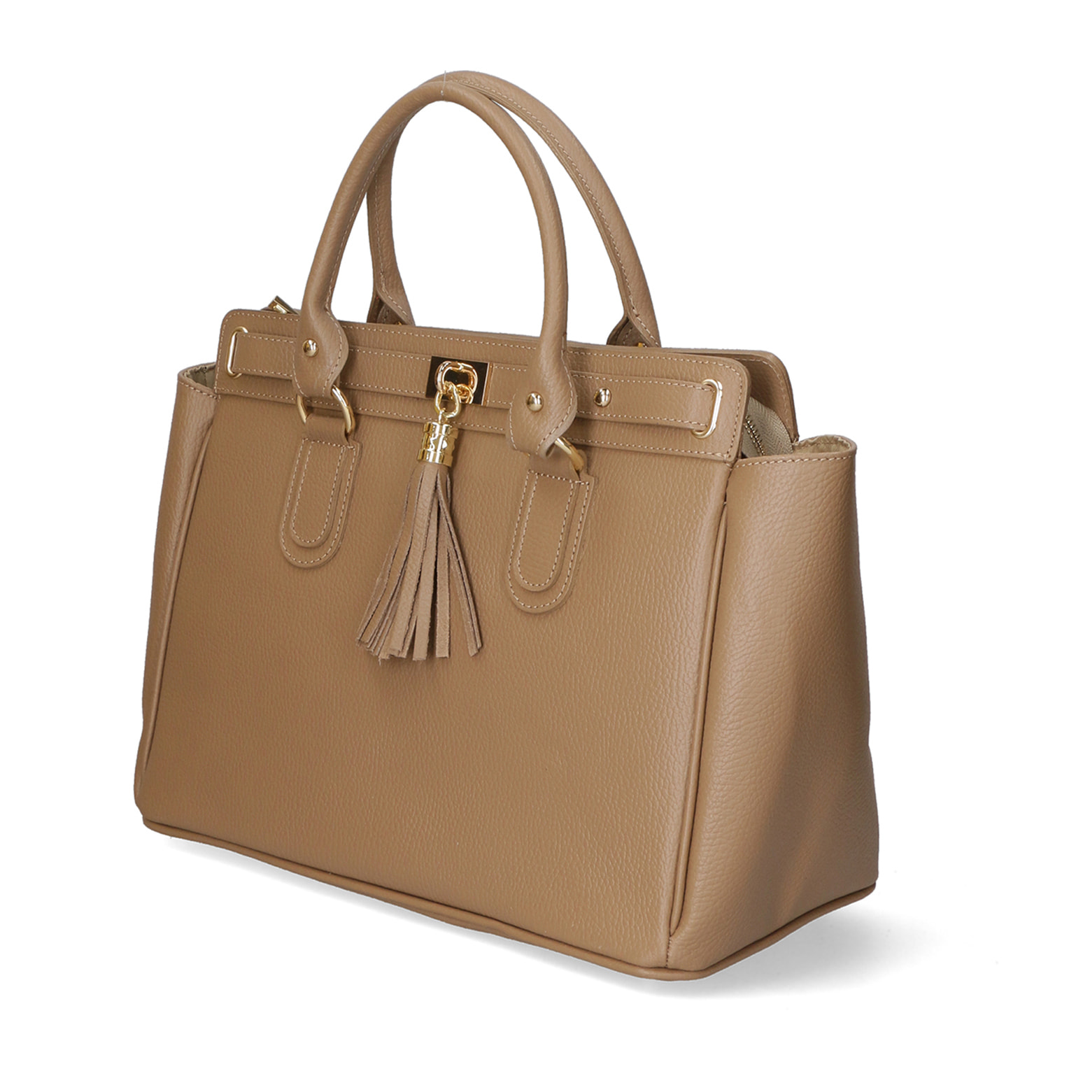 Borsa a mano da Donna Elena in Vera Pelle Made in Italy 28x37x18 cm