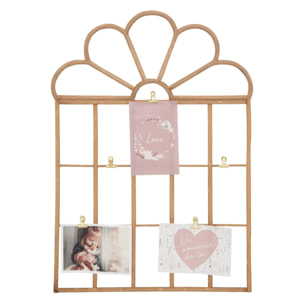 Porte-photos enfant rotin 40x57cm