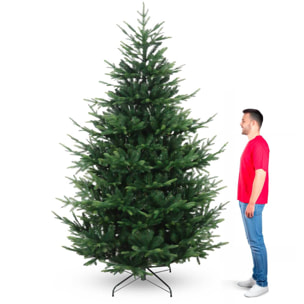 Giove - Albero di Natale effetto realistico in PE e PVC ø157x240H, 3423 rami