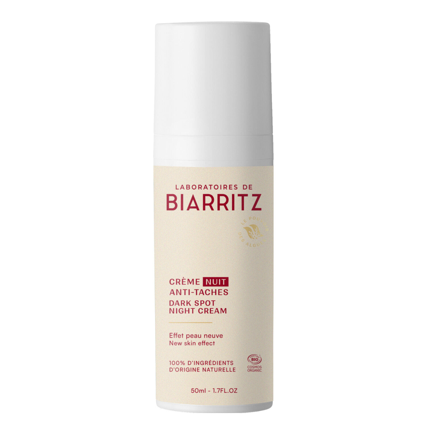 Anti-Taches - Crème Nuit Anti-Taches Bio Effet Peau Neuve 50ml