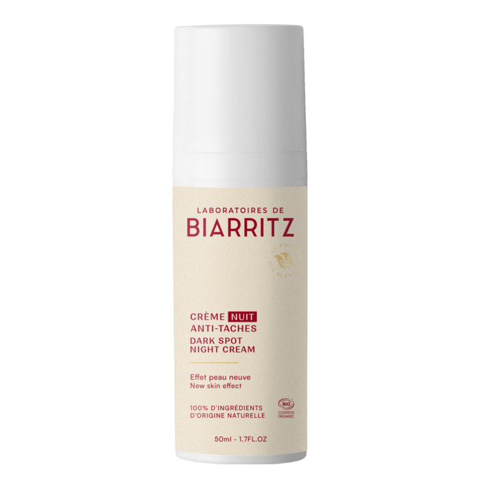 Anti-Taches - Crème Nuit Anti-Taches Bio Effet Peau Neuve 50ml