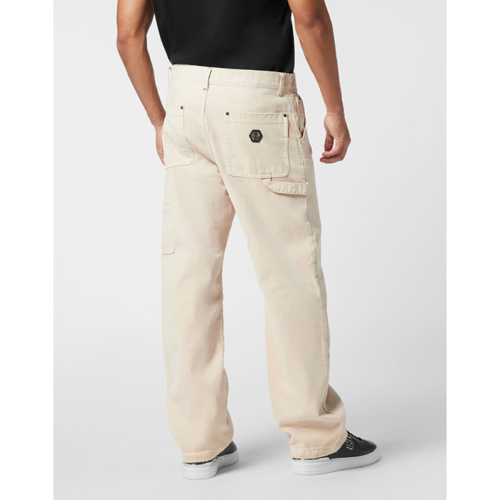 PHILIPP PLEIN Denim Trousers Loose Fit