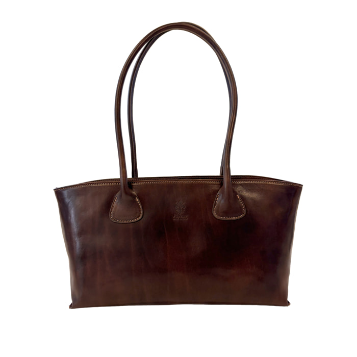 Borsa a Spalla Elegante Borsa Shopper da Donna in Pelle Lucida