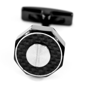 Gc Gemelos para Hombre CMC10805Cl - nut & screw cufflink - steel / black