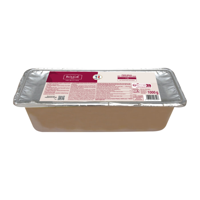 Foie gras entier de canard mi-cuit 1kg