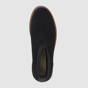 Botines de Tejido - Negro - Tacón: 6 cm