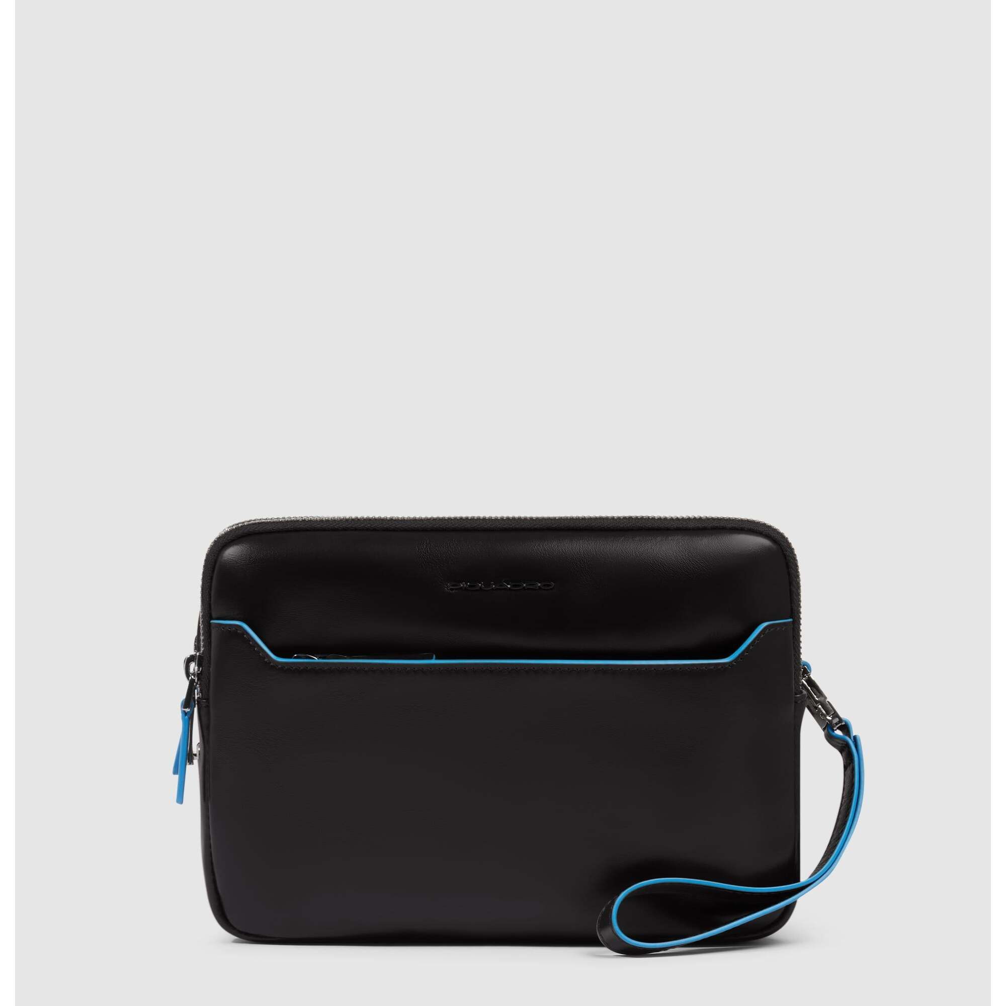 Piquadro Pochette uomo con chiusura a impronta digitale