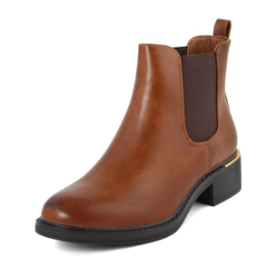 Stivaletti Donna colore Marrone-Altezza tacco:4cm