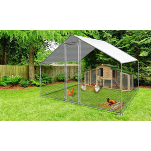 Enclos extérieur animaux 6m² - living