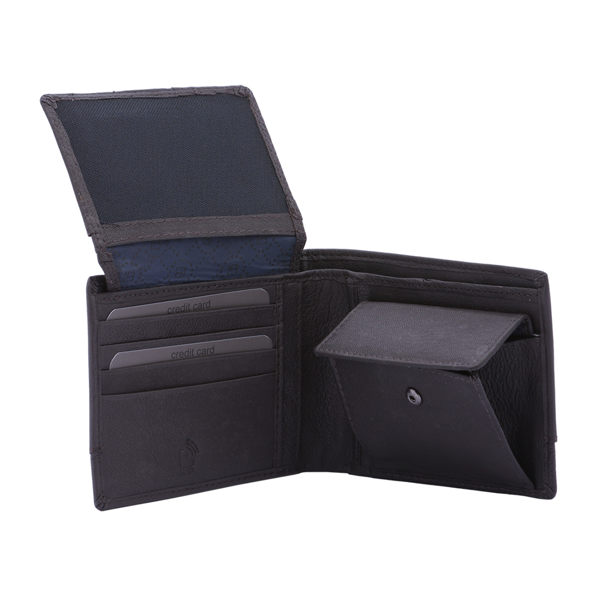 Portafoglio  da uomo In Vera pelle Made in Italy 12x10x3 cm