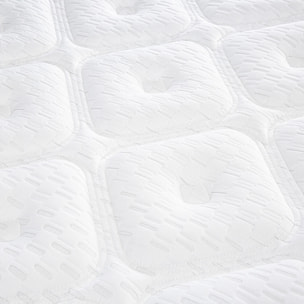 Ensemble Matelas Chenonceau & Sommier KIT15, 26 cm, Mémoire de Forme Haute Densité, Technologie Tri-Lattes, Soutien Ferme