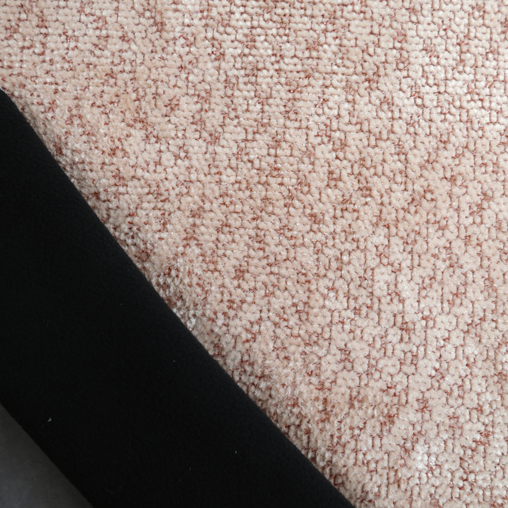 Rideau thermique et obscurcissant bouclette chinée - Rose