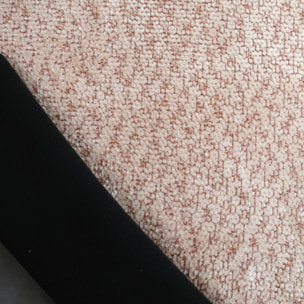 Rideau thermique et obscurcissant bouclette chinée - Rose