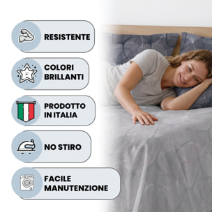 COMPLETO LETTO INFINITY - 100% Microfibra