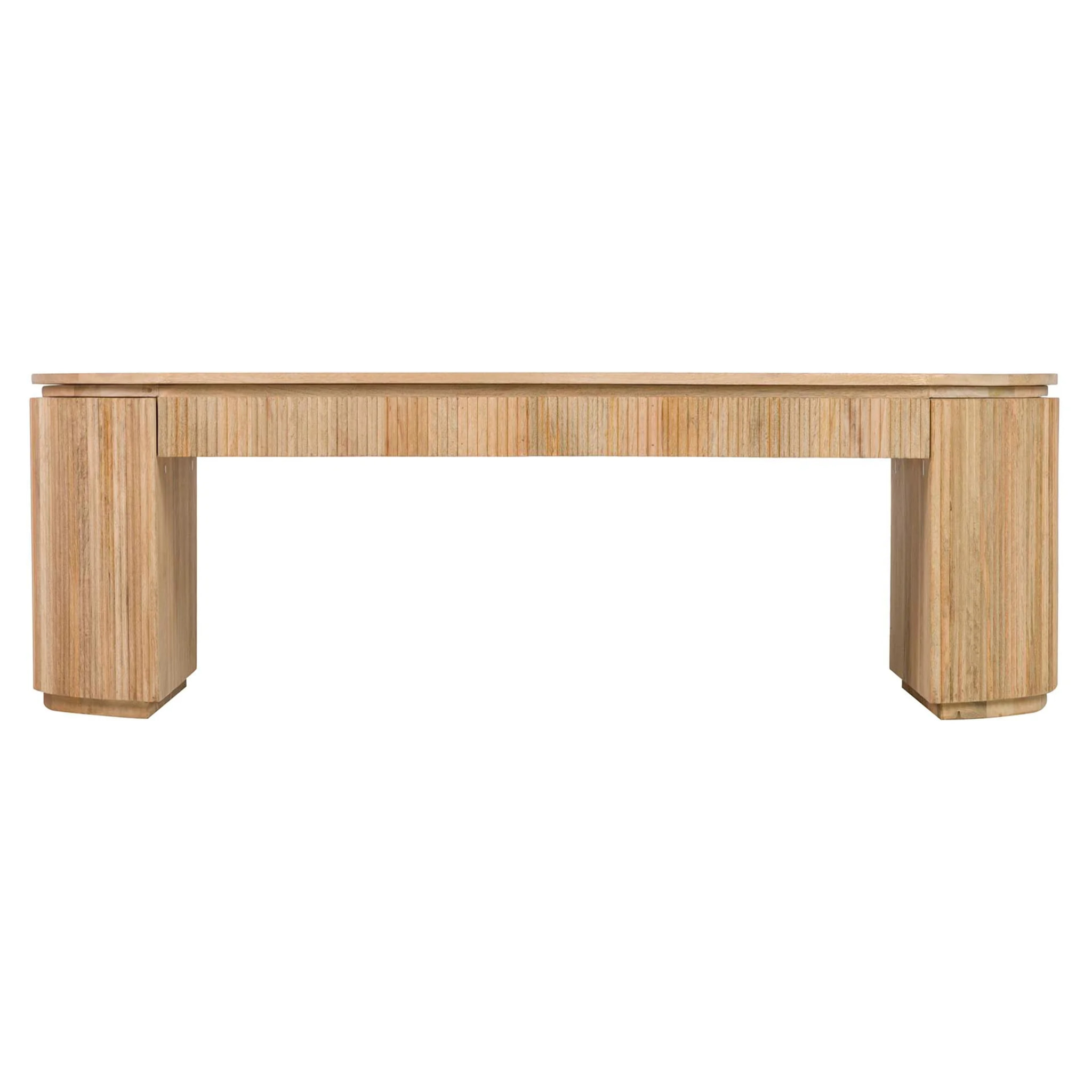 Mesa Centro Madera Mango Marrón Myra 140x70x45 Cm