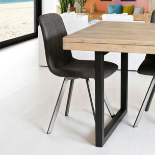 Table extensible 180/240 bois recyclé AUCKLAND